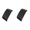 Black*2, variant on 2 Pcs Portable Clothes Lint Removers Hair Scraper Fabric Fuzz Shavers with Copper Blades for Sweaters Pilling Removal, Reusable Fuzz Remover Set for Travel and Home Cleaning