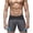 #033-Gray, variant on Kakii Men's Swimsuit Jammer Solid Swim Jammers Endurance Long Racing Training Swimsuit