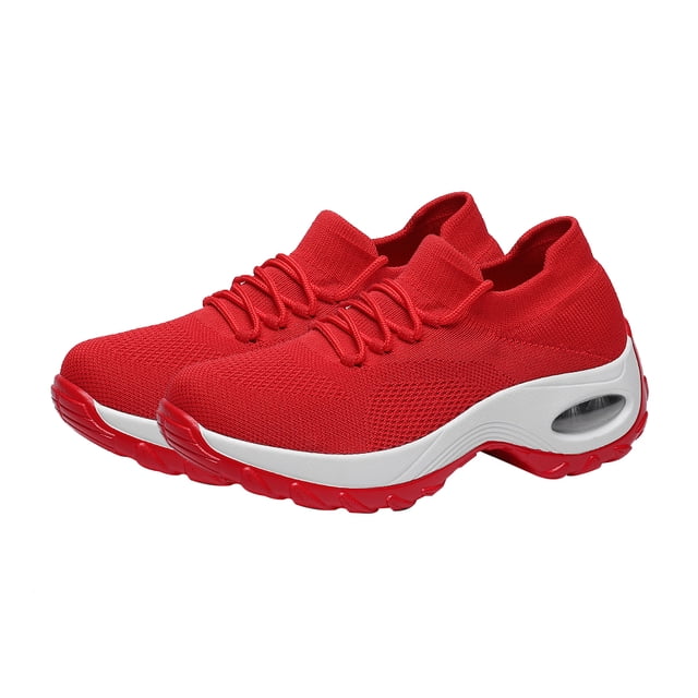 1 par de zapatos deportivos cómodos de moda para mujer, zapatos deportivos casuales con cojín de aire