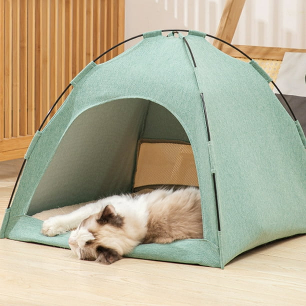 Pet Tent Bed Cave Cat Tent Bed Kitten Tent House Large Space Breathable Comfortable Washable Pet Tent House For Pet Cat Dog All Seasons S Size Walmart