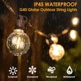 thumbnail image 3 of Guirnalda de luces Mlambert 15 m G40 regulable impermeable, 27 bombillas, 3 of 9