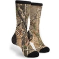 thumbnail image 1 of Unisex Casual Cotton Crazy Crew Socks - Hunting Camo Socks, 1 of 5