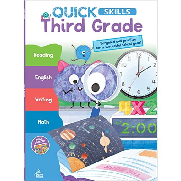 Pre-Owned Quick Skills Third Grade Workbook (Paperback) 1483868257 9781483868257
