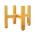 thumbnail image 1 of Miangastore Flower Pot Rack 1 Set Wooden Plant Pot Holder Real Wood Non Slip, 1 of 8