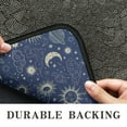 thumbnail image 6 of Dark Blue Celestial Pattern Door Rugs,Washable Non Slip Door Mats Indoor,Decorative Door Mats,Entry Mat Indoor for Entrance,Bedroom,Kitchen,Bathroom,30"x17", 6 of 6
