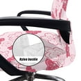 thumbnail image 5 of HELLHERO Cherry Blossom Print Gaming Chair Slipcover, Anti Scratch Decorative Office Seat Chairs Cover, Removable Office Chair Cover, Pink, 5 of 7