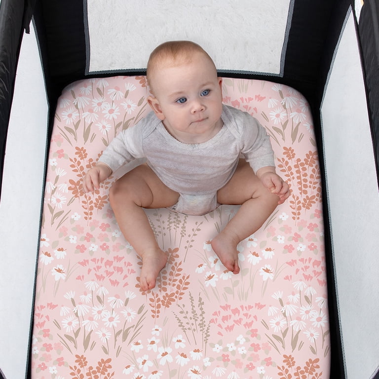 The Peanutshell Fitted Crib Sheets, 3-Pack, Whimsical Floral photo 4