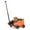 Orange, variant on Wedyvko Dog Stroller 4 Wheels Folding Dog Cart Pet Stroller for Travelling Shopping Walking Playing for Small Dogs Cats,Black
