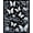 Gray, Pattern 12, variant on ODIKA 4'x6' Machine Washable Non-Slip Area Rug, Gothic Inspired Dark Floral and Moth with Ornate Detailing High Traffic Rug, Green, 209182