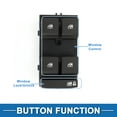 thumbnail image 3 of Interruptor de ventana eléctrica delantero izquierdo único para Buick Verano y Chevrolet Cruze No.22747944, 3 of 7