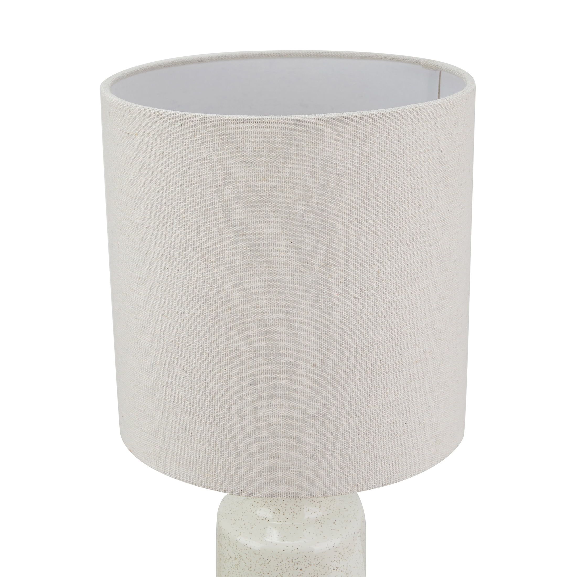 Better Homes & Gardens 17" Reactive Glaze Ceramic Table Lamp with Off-White Shade