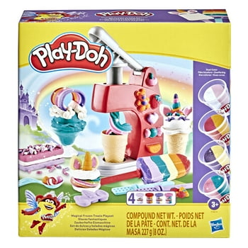 Play-Doh Magical Frozen Treats Ice Cream Playset, Unicorn Toys for 3 Years and Up