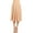 Khaki, variant on Women's Solid Basic Casual Elastic Waist A-line Flared Midi Skirt S-3XL