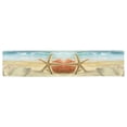 thumbnail image 3 of MYPOP Ocean Sandy Beach Table Runner Home Decor 16x72 Inch, Starfish Seashell Table Cloth Runner for Wedding Party Banquet Decoration, 3 of 6