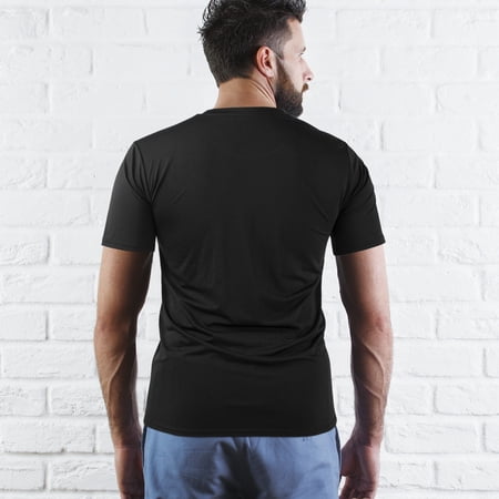 REDESS 2 Pack Men's Athletic T Shirts Quick-Dry Active Workout Crew Neck Short Sleeve Top,Sizes m-2XL