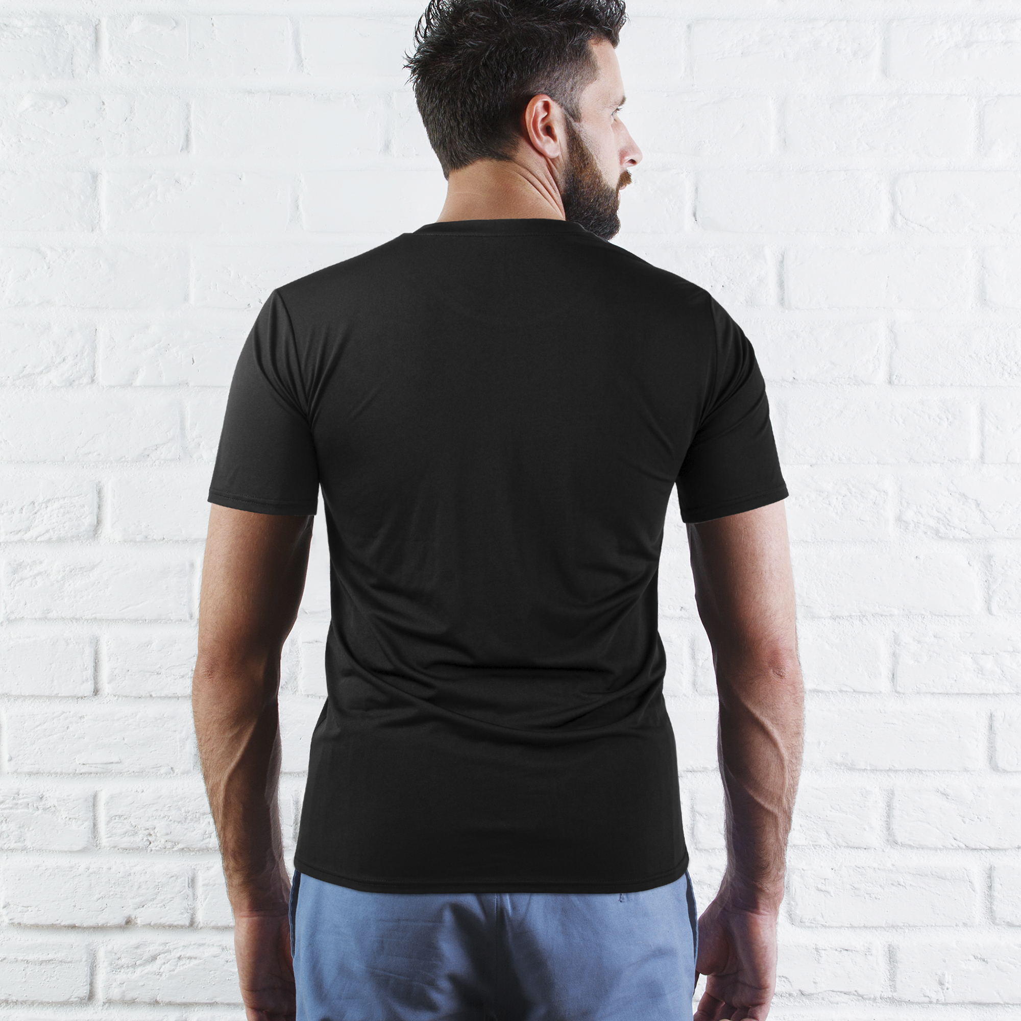 Paquete de 2 camisetas deportivas para hombre, de secado rápido, cuello redondo, manga corta, tallas M-2XL 5