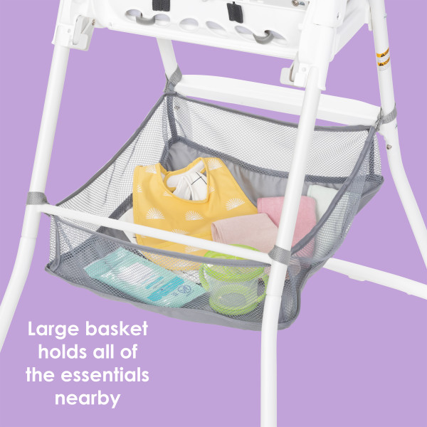 Baby Trend Flat Fold High Chair - Stellar Grey