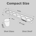 thumbnail image 5 of Mountable and Detachable Shot Glass Serving Tray by ShotShelf / Practical and, 5 of 8