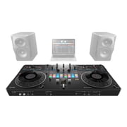 Pioneer DJ DDJ-REV5 Scratch-Style 2-Channel Performance DJ Controller with Case & Cover Package