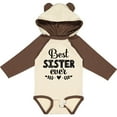 thumbnail image 3 of Inktastic Best Sister Ever Gift Girls Long Sleeve Baby Bodysuit, 3 of 5