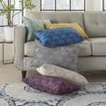 thumbnail image 5 of Nourison Life Styles Erased Velvet Beige 14" X 24" Throw Pillow, 5 of 6