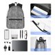 thumbnail image 4 of Easygdp Black Leopard Mochila Casual para Portátil, Mochila para Escuela, Viajes, Negocios, 4 of 6