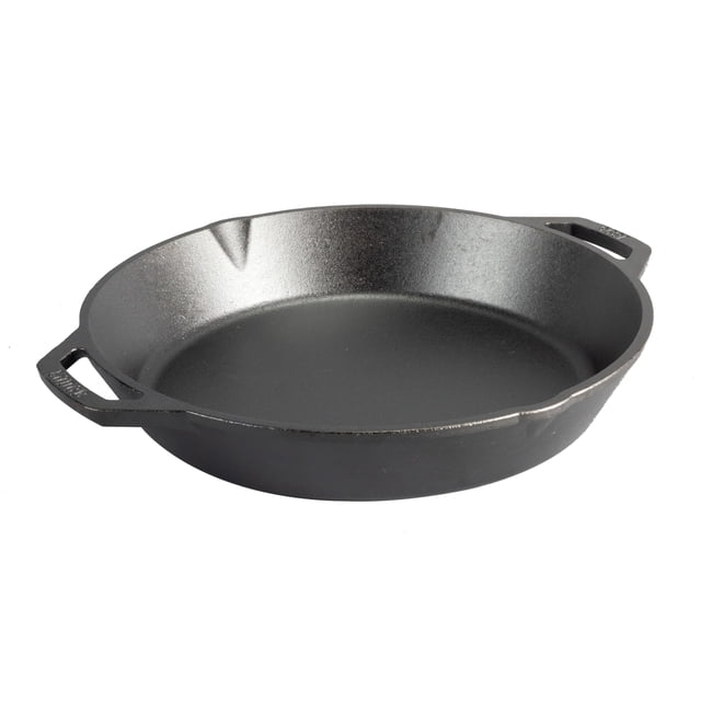 Sartén de Hierro Fundido Lodge de 34 cm con Mango Doble