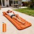 thumbnail image 3 of Tarmeek Sleeping Pad for Camping, Step-On Inflatable Camping Mat Portable, TPU Outdoor Waterproof Air Cushion for Tent, Compact Sleeping Mat for Travel Hiking Nap, Backpacking Camping Sleeping Pad, 3 of 7