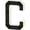 C, variant on ZMKIAG 4.7 Inch LED Illuminated House Numbers for Outside,Elegant Backlit Address Number,Waterproof Stainless Steel Plug-in Lighted Address Signs for House,Street,Hotel,Yard,Shop