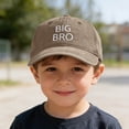 thumbnail image 2 of Kids Embroidered Letters Baseball Cap Adjustable Washed Design Sun Protection Hat for Boys and Girls All Season Khaki 1 Years-8 Years, 2 of 7