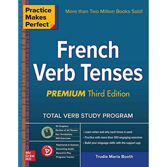 Pre-Owned Practice Makes Perfect: French Verb Tenses, Premium Third Edition (NTC FOREIGN LANGUAGE) Paperback