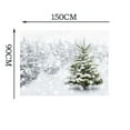 thumbnail image 3 of Falleo Clearance Christmas Backdrops Vinyl 5x3FT Fireplace Background Photography Studio, 3 of 3