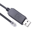 thumbnail image 1 of HAHDAXIA USB to RS232 RJ9 4P4C Telescope Upgrade Console Serial Cable for Ioptron Equatorial IEQ30 Pro CubePro Cube-II SkyGuider Pro emc60 AZ Mount Pro ZEQ25 SmartEQ Pro FTDI Chipset (10FT, U, 1 of 5