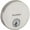 Satin Nickel, variant on Uptown Single Cylinder Round Deadbolt - 258 Series with Smartkey - Boxpack