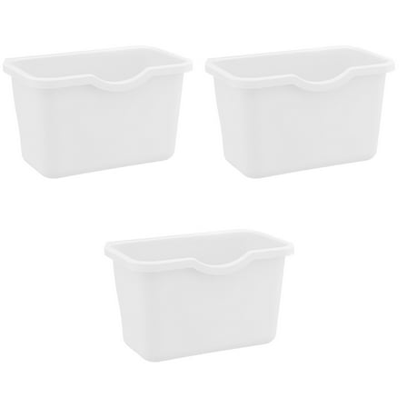 3 PCS Waste Basket for Kitchen Hanging Trash Can Multifunctional