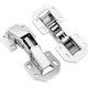 thumbnail image 2 of Small screw-in hinge with spring 90 degree self-closing hinge for lightweight doors, fully surface mounted, pack of 10, 2 of 5