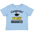 thumbnail image 3 of Inktastic Congrats My Aunt Graduated with Cap Boys or Girls Baby T-Shirt, 3 of 5