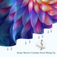 thumbnail image 6 of Colorful Tie Dye Spiral - Floral Pattern Shower Curtain 72"x84" ,Bathroom Decorative Shower Curtains Set with 12 Hooks,Modern Waterproof Washable Shower Curtain, 6 of 6