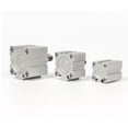 thumbnail image 1 of Alésage Type SDA 25mm Course 5/10/20/25/30/40/50/55/60/65/100mm Piston Pneumatique Compact Double Action Femelle, Multifonctionnel, 1 of 5