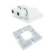 thumbnail image 4 of Kit de soportes de montaje para paneles solares Kits de montaje de paneles solares resistentes en el techo para Blanco, 4 of 9