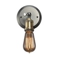 thumbnail image 4 of Bulbrite  810020  Wall Sconces  Nostalgic Home  Indoor Lighting  Wall Sconce  ;Pewter, 4 of 5
