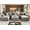 LightGrey, variant on Modular Sectional Sofa with Removable Washable Covers, Oversized Deep Seat 4 Seater U Shaped Couch with Storage Ottoman, Chenille in Light Gray