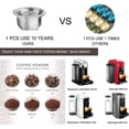 thumbnail image 3 of i Cafilas Stainless Steel Metal Coffee Capsule Compatible for Nespresso Vertuoline Pod Holder Vertuolline GCA1 ENV135 1 Capsules(230 ml), 3 of 10