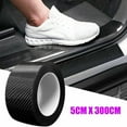 thumbnail image 2 of Durable Carbon Fiber Vinyl 3M Length, Sticky Adhesive for Car Bumper & Door Sills Sticker, 2 of 11