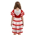 thumbnail image 3 of RUNQHUI Robe de Festival pour Filles Robe Flamenco Espagnole à Franges Jupe Maxi Lyrique à Volants Blanc 8, 3 of 6