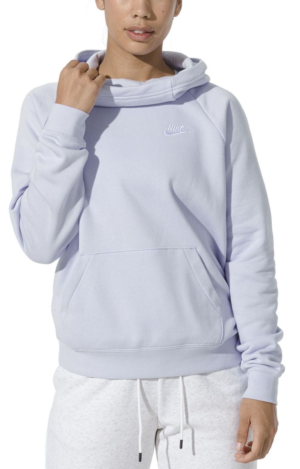 nike women's sportswear rally hoodie birch heather