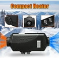 thumbnail image 4 of Jacgood 12V Diesel Air Heater,Digital Display 5KW for Car Trucks Motor-home Boat Bus Can(with LCD Monitor, Tank & Silencer),Black, 4 of 12