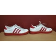 thumbnail image 3 of Ad-id-as Muhammad Ali White-Red Stripes Leather LowTop Shoes 8 US, 3 of 6