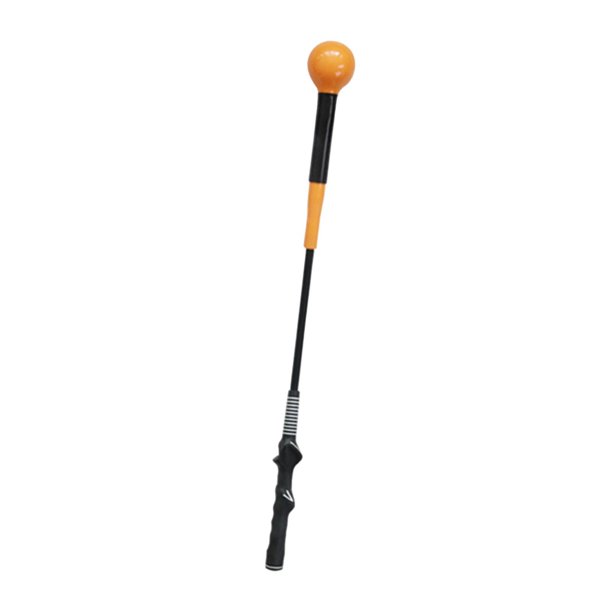 Entrenador de swing de golf, palo de práctica de golf para corrección de posición, velocidad y equilibrio Naranja