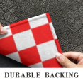 thumbnail image 6 of Red and Black Checkered Pattern Door Rugs,Washable Non Slip Door Mats Indoor,Decorative Door Mats,Entry Mat Indoor for Entrance,Bedroom,Kitchen,Bathroom,16"x47", 6 of 6